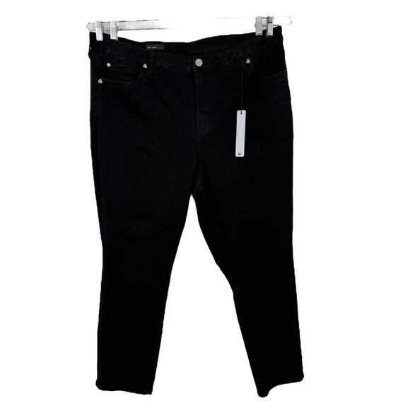 Kut from the Kloth jeans Katy boyfriend denim black size 22W EUC - Picture 1 of 7